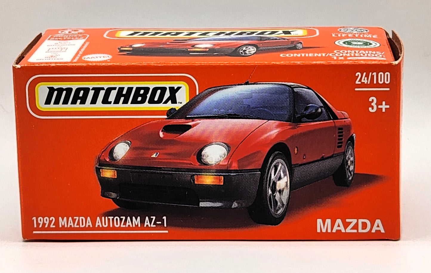 1992 Mazda Autozam AZ-1 Red Matchbox 24/100