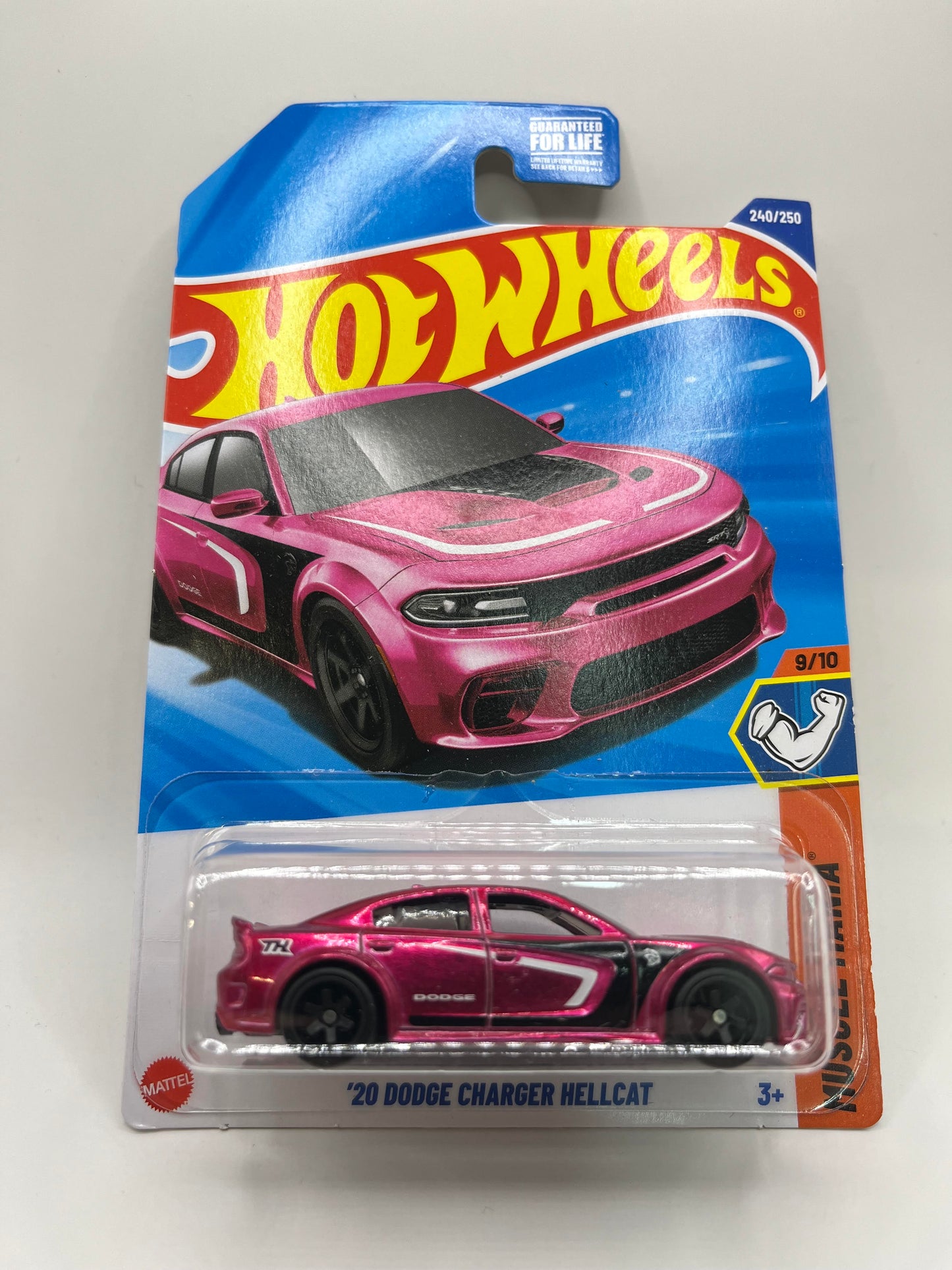 20 Dodge Charger Hellcat Hot Wheels Super Treasure Hunt Muscle Mania 9/10 240/250 1:64