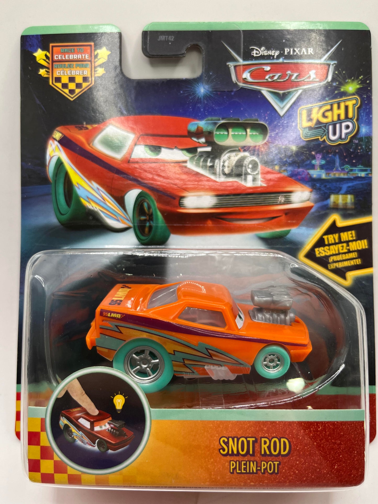 Snot Rod Light Up Disney Pixar Cars 1:55
