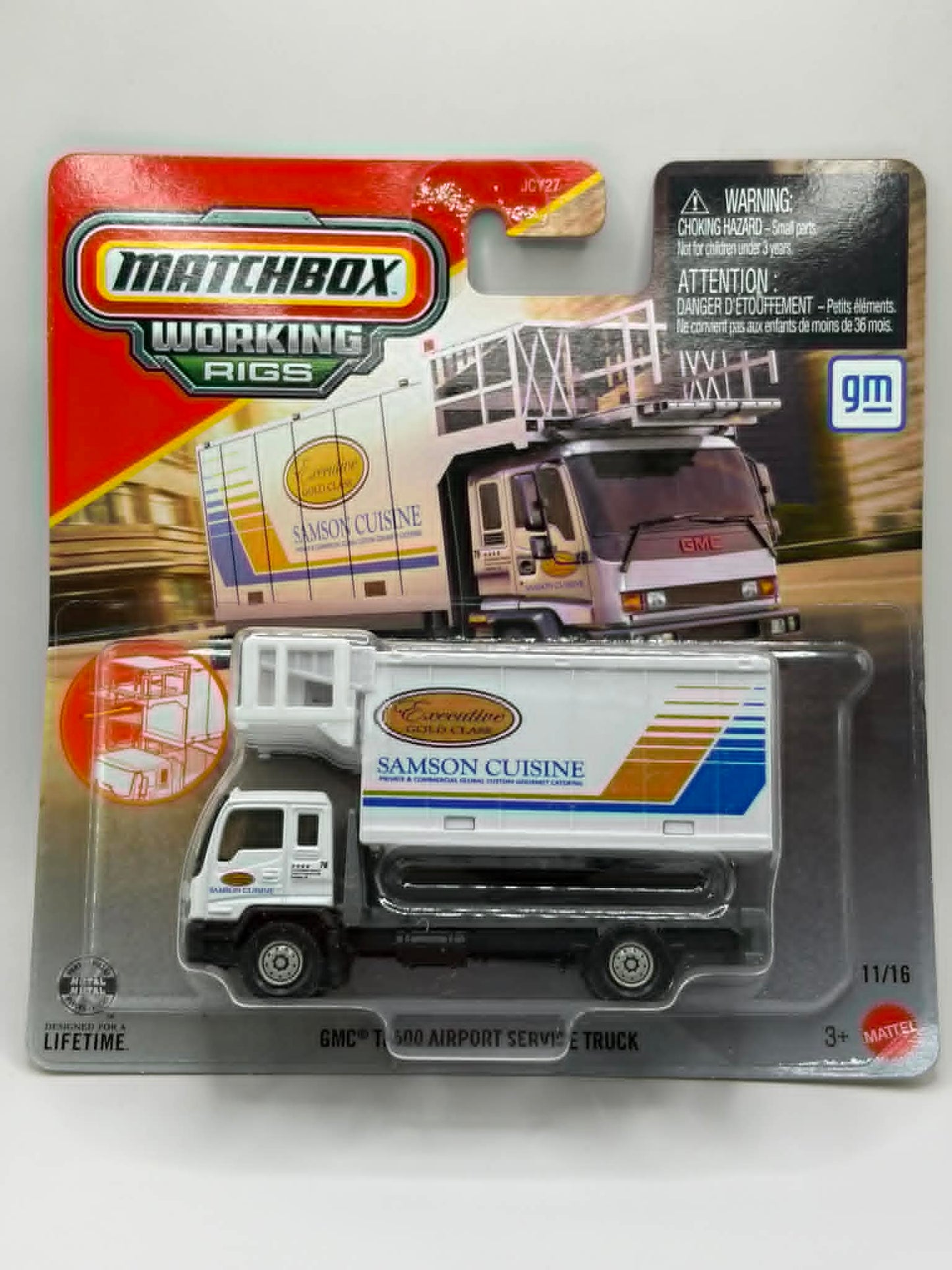Matchbox Working Rigs GMC T8500 AIrport Food Service Truck
