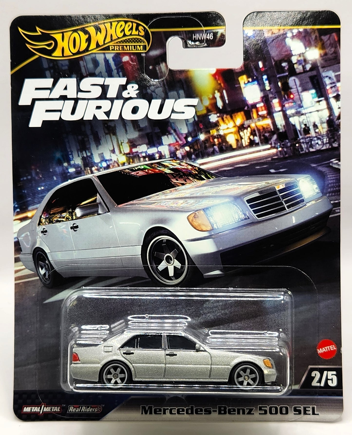 Hot Wheels Fast & Furious Mercedes Benz 500 SEL Silver