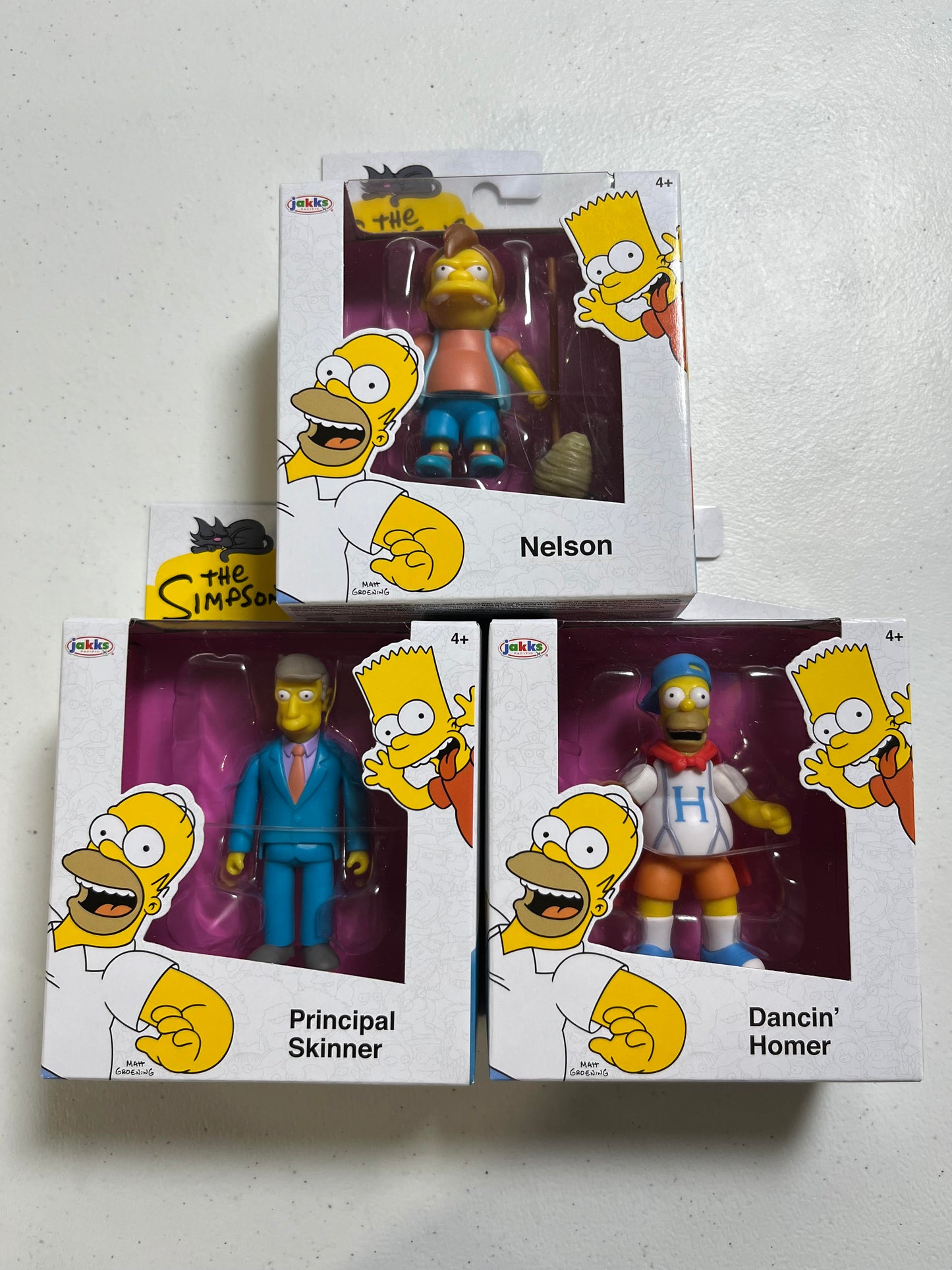The Simpsons 2.5 Inch Action Figure 3 Pack