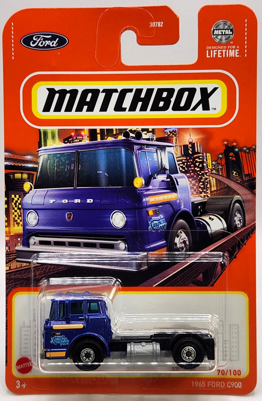 1965 FORD C900 MATCHBOX TRACTOR DAYCAB 70/100 1:64