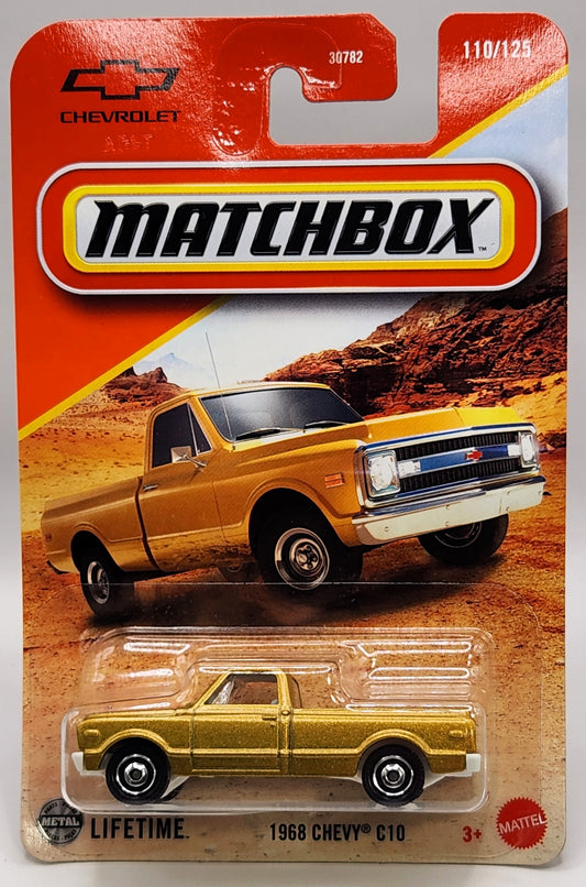2025 Matchbox Gold 1968 Chevy C10 Pickup Truck 110/125
