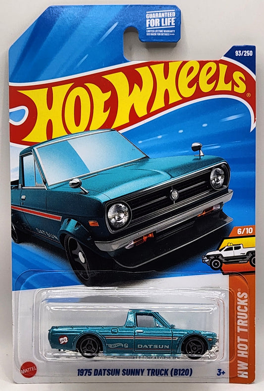 Hot Wheels 1975 Datsun Sunny Truck Mainline 93/250 Pickup Truck - Regular