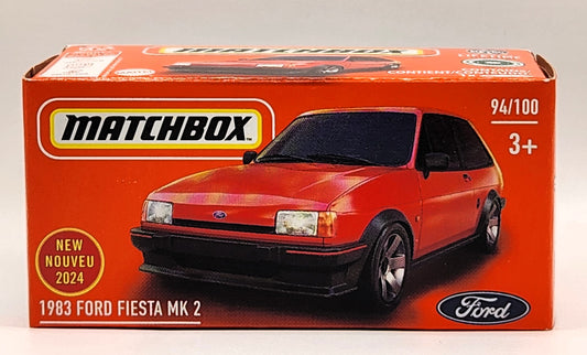 1983 Ford Fiesta MK 2 Matchbox Power Grabs - Red