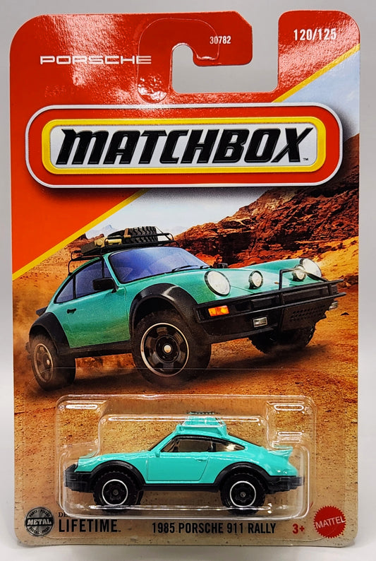 Matchbox 1985 Porsche 911 Rally 120/125 Mainline Case D 2025