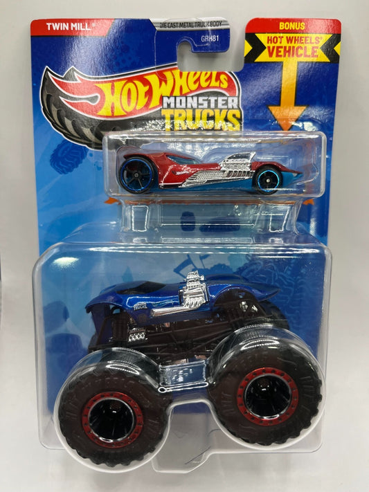 Twin Mill Hot Wheels Monster Truck With Bonus Car