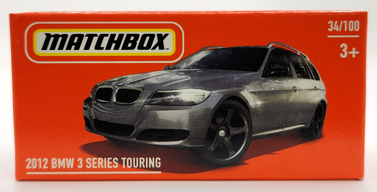 2012 BMW 3 SERIES TOURING MATCHBOX POWER GRAB - #34/100 - GUNMETAL 1:64