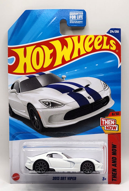 2013 SRT Viper Hot Wheels THEN AND NOW 6/10 214/250 (White) 1:64