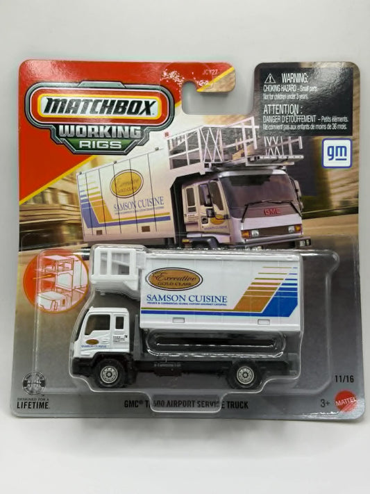 GMC T8500 AIrport Food Service Truck Matchbox Working Rigs