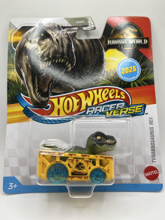 Tyrannosaurus Rex Hot Wheels Racer Verse Jurassic World Rebrth