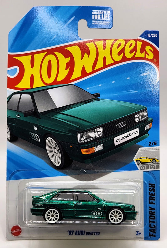 Hot Wheels 87' 87 Audi Quattro Factory Fresh Super Treasure Hunt