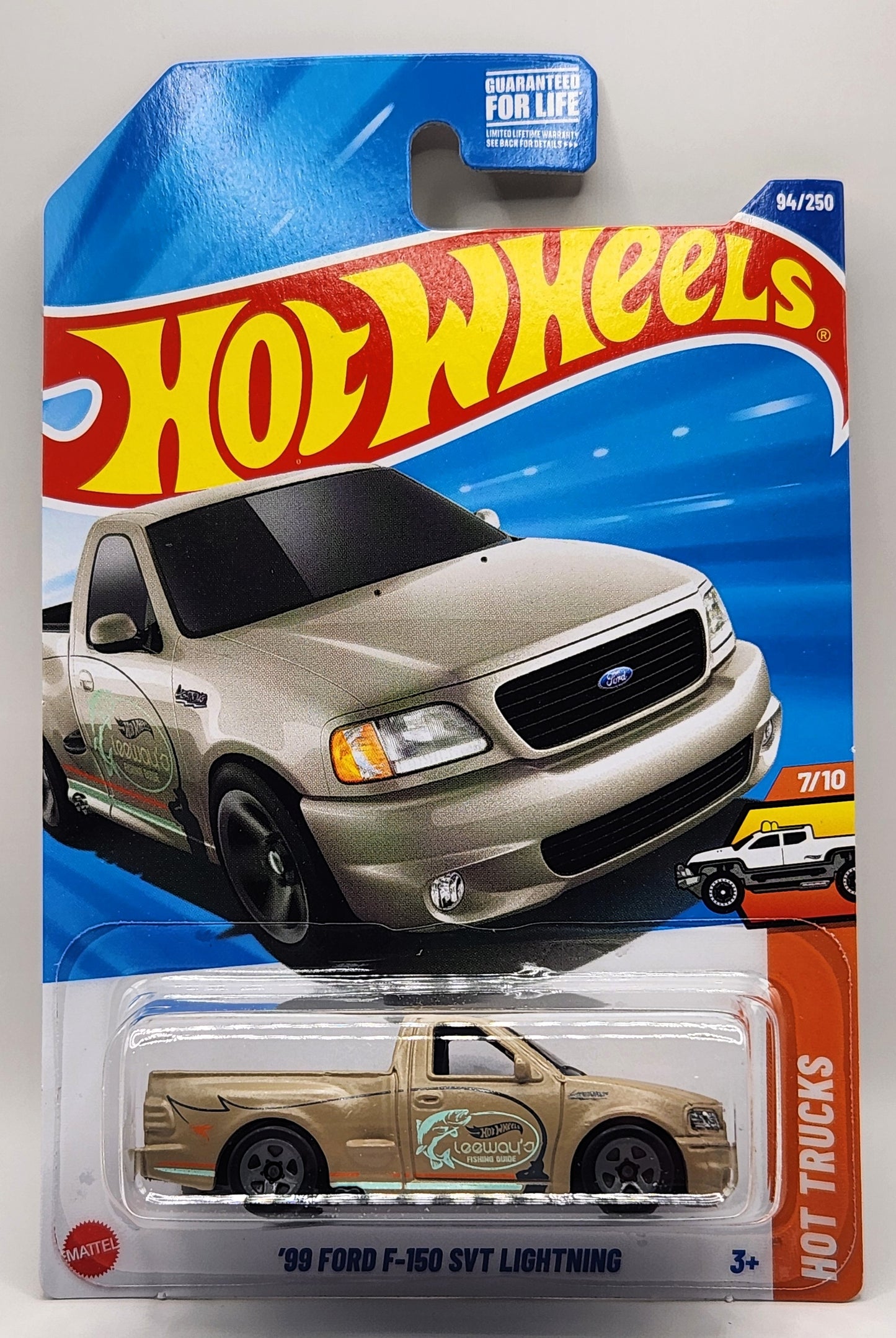 '99 Ford F-150 SVT Lightning Hot Wheels Hot Trucks 07/10 94/250 1:64