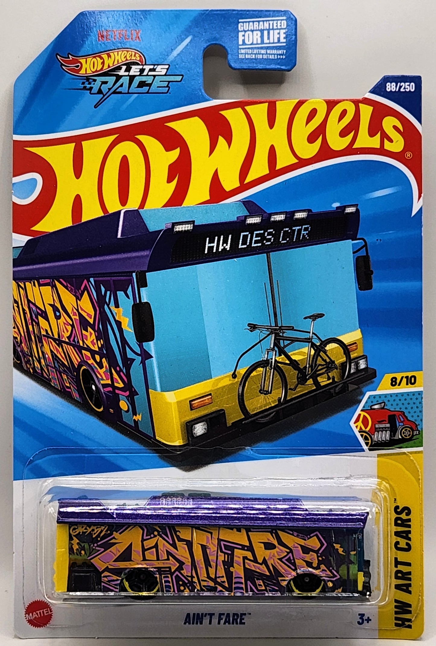 2025 Hot Wheels HW ART CARS 8/10 Ain't Fare 88/250