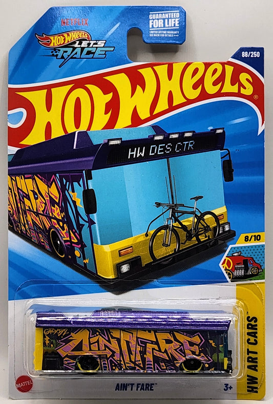 2025 Hot Wheels HW ART CARS 8/10 Ain't Fare 88/250