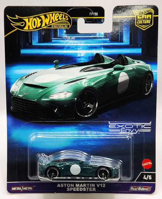 Hot Wheels 2024 Premium Exotic Envy Aston Martin V12 Speedster Car Culture