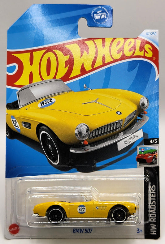 2024 BMW 507 Yellow Hot Wheels