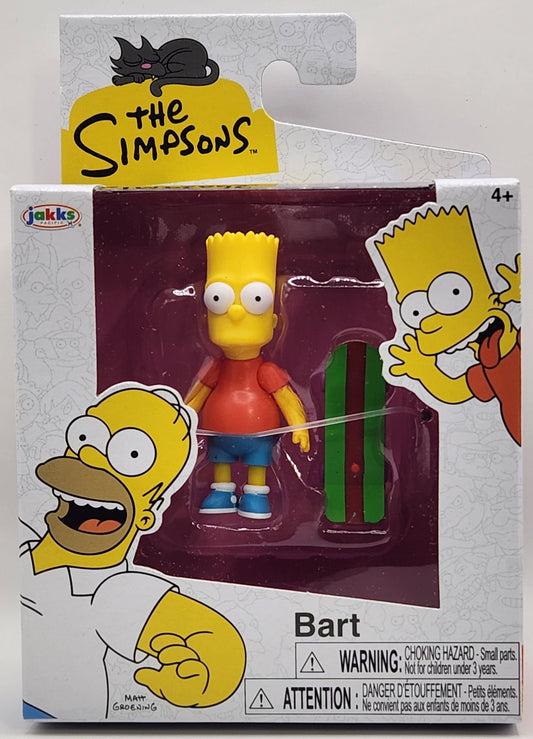 2024 Jakks Pacific The Simpsons Bart Action Figure Kids Toy 2.5"