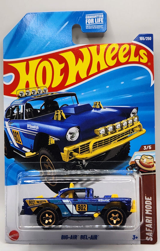 Big-Air Bel-Air Blue Hot Wheels Safari Mode 3/5 155/250 1:64