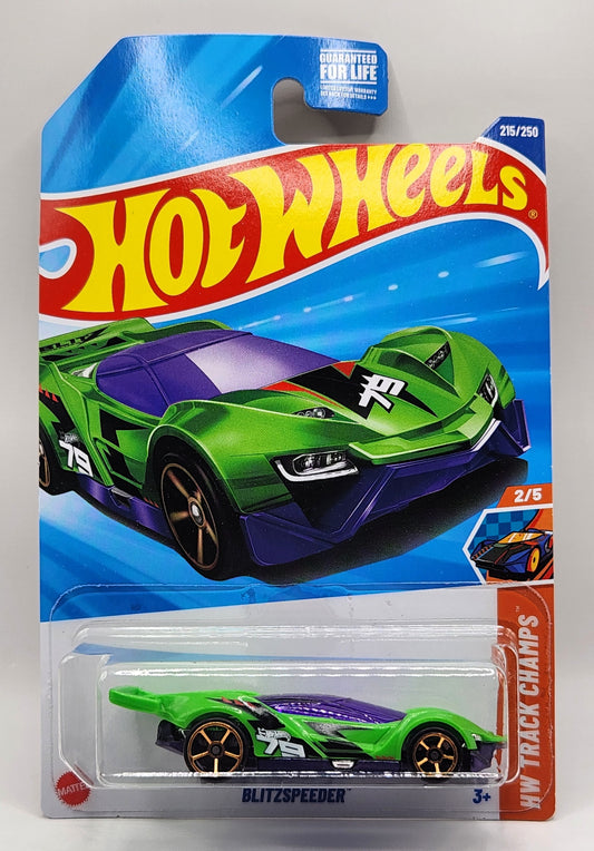Blitzspeeder Hot Wheels Green HW Track Champs 2/5 215/250 1:64