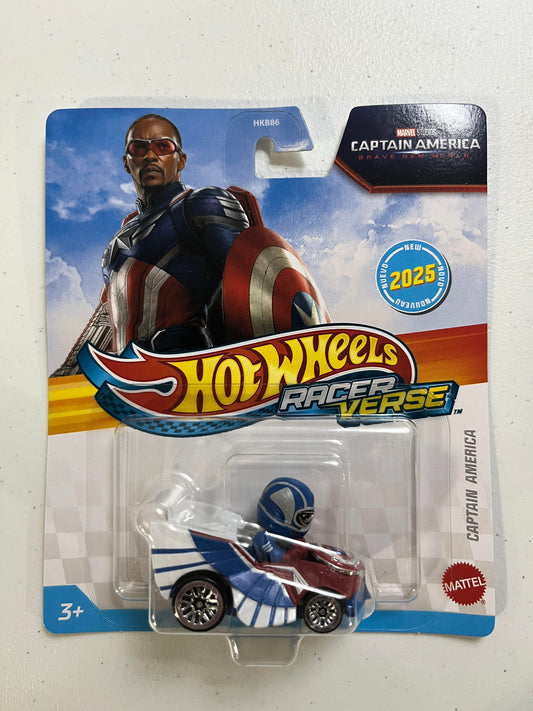Captain America Hot Wheels Racer Verse