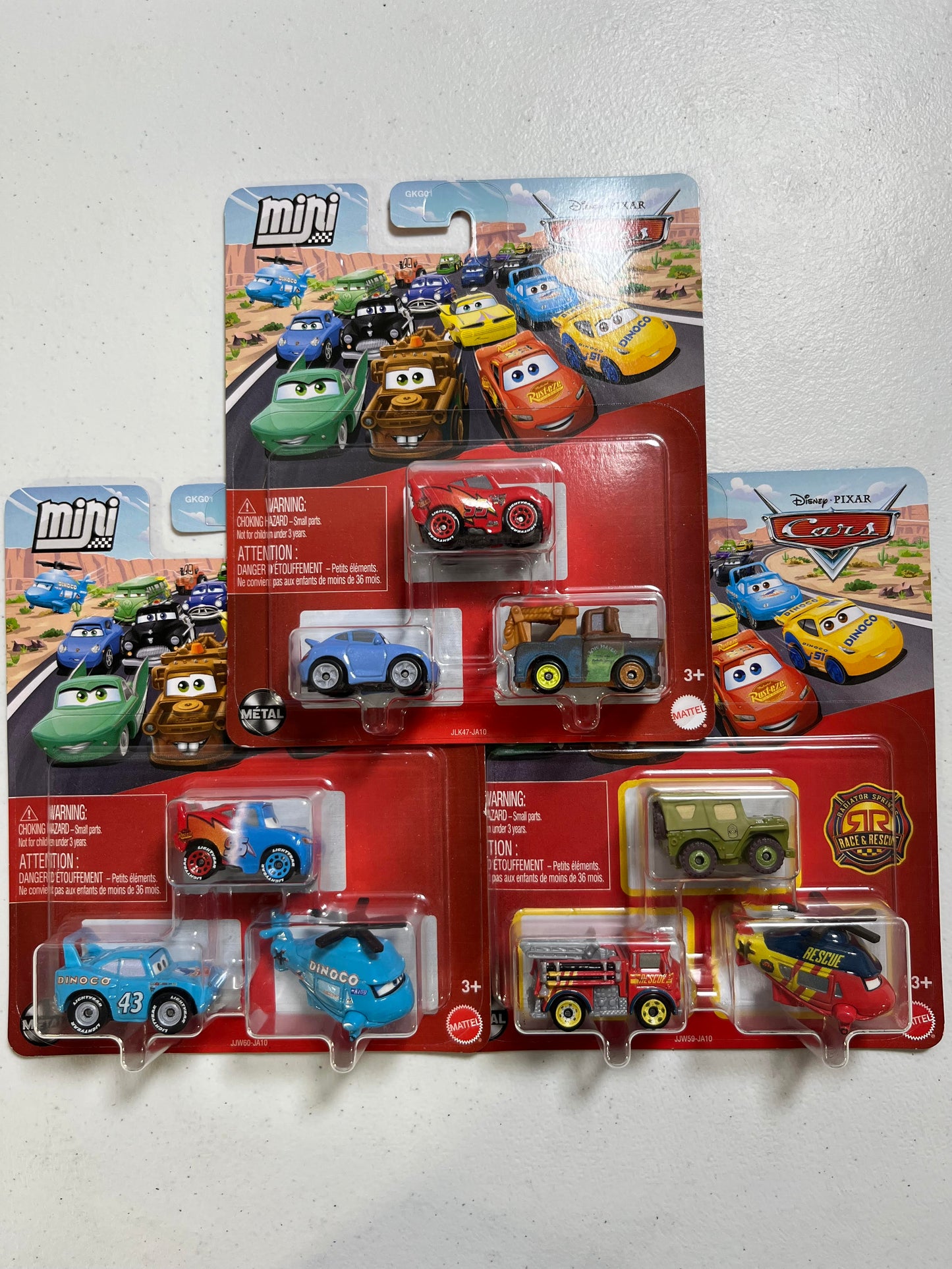 Disney Pixar Cars Mini 3 Pack
