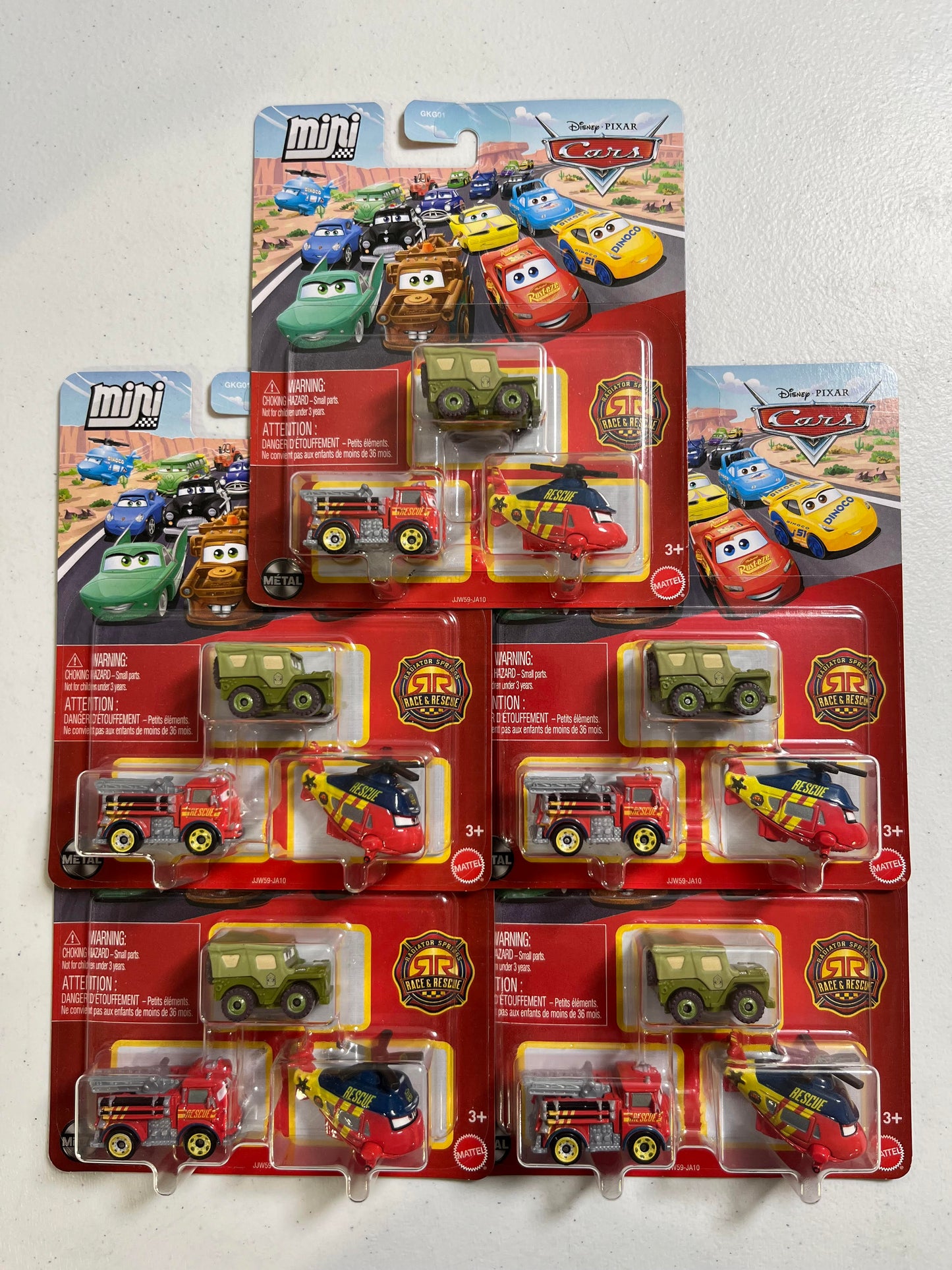 Disney Pixar Cars Mini 5 Pack Set 3