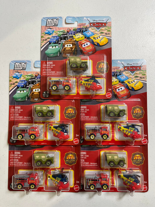 Disney Pixar Cars Mini 5 Pack Set 3
