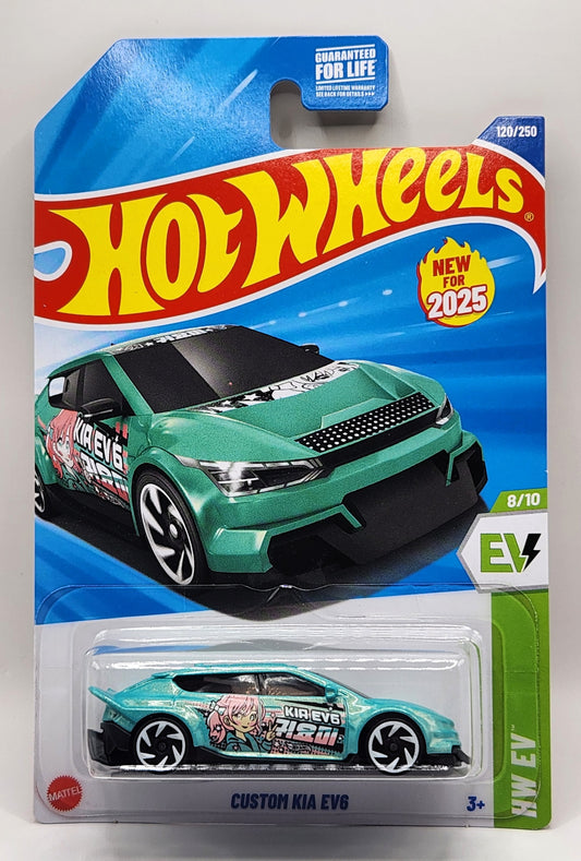 Custom Kia EV6 Hot Wheels (Green) HW EV 8/10 120/150 1:64