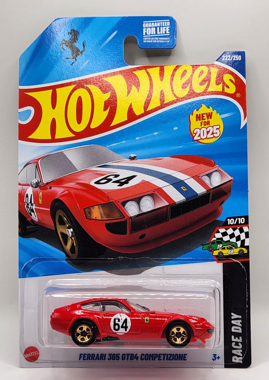 Ferrari 365 GTB4 Competizione Hot Wheels RACE DAY 10/10 222/250 1:64