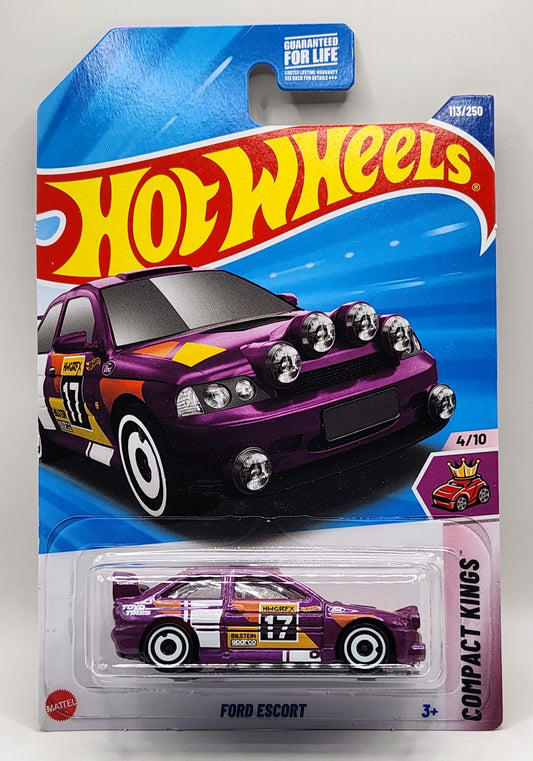 Ford Escort Hot Wheels COMPACT KINGS 113/250 (Purple) 1:64