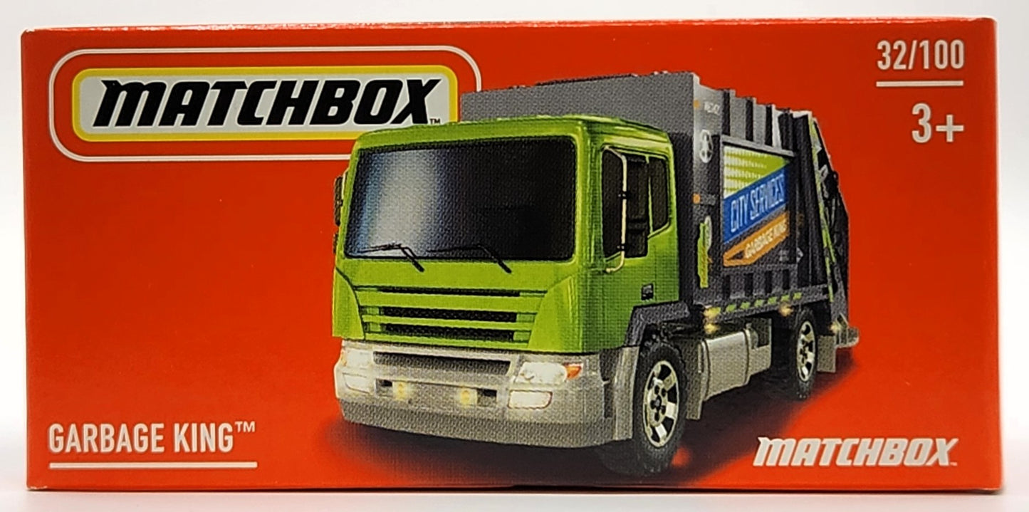 2024 Matchbox Power Grabs #32 Garbage King™ GREEN METALLIC