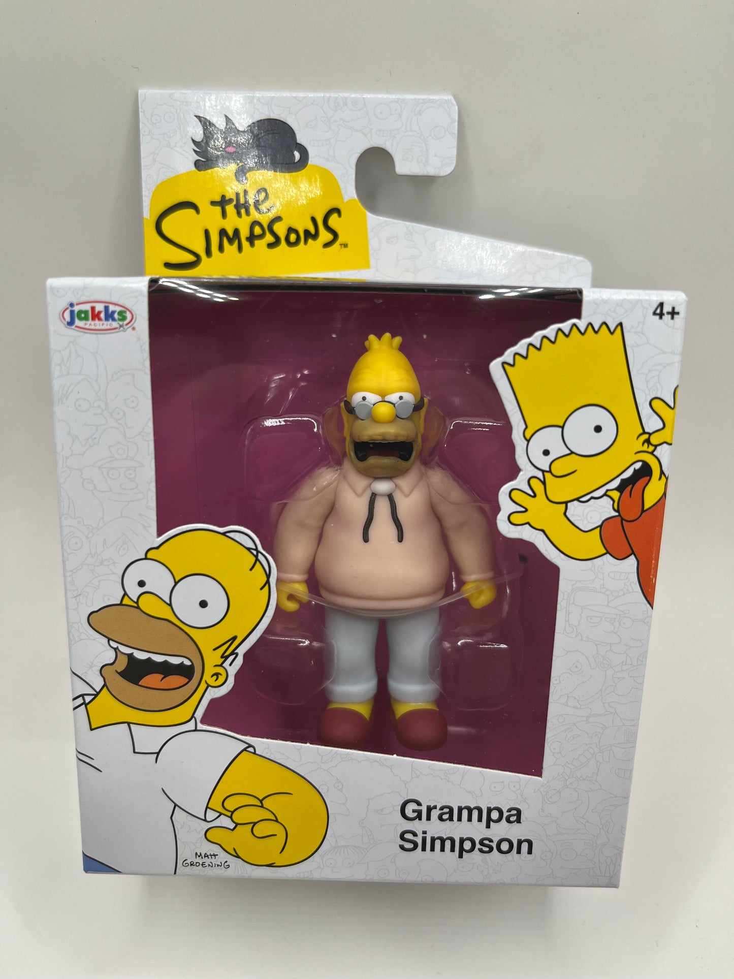 Grampa Simpson The Simpsons Jakks Pacific Action Figure 2.5”