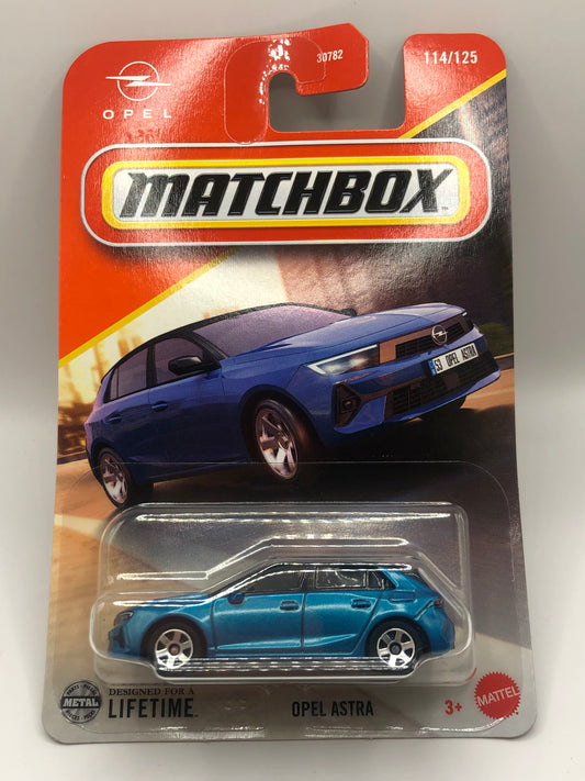 Opel Astra Matchbox 1:64 Die Cast blue 114/125