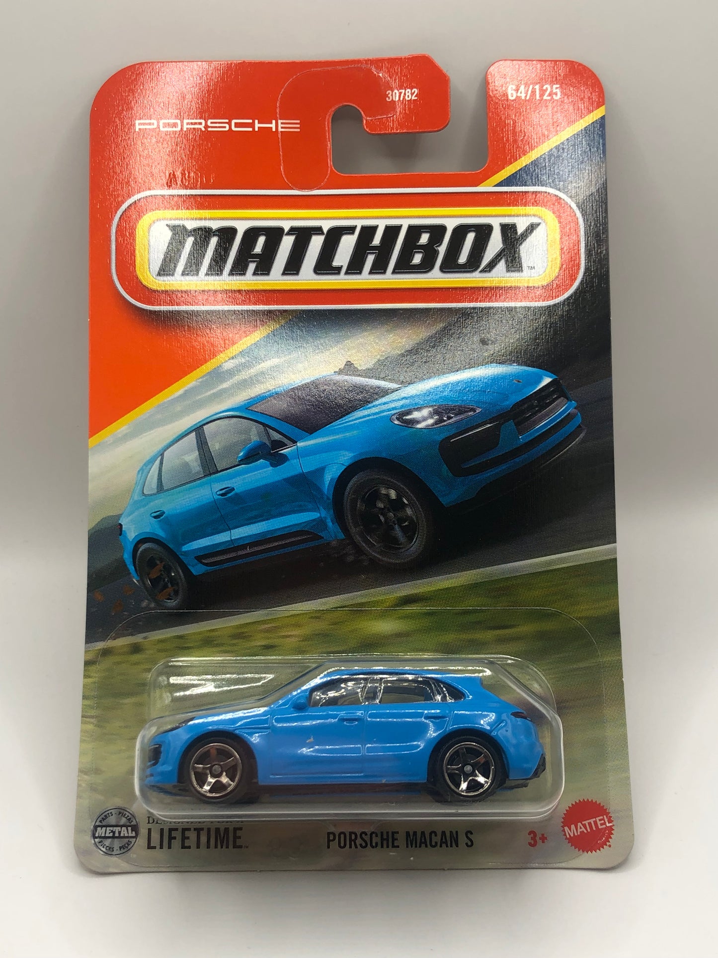 Porsche Macan S Matchbox 1:64 Die Cast Blue 64/125