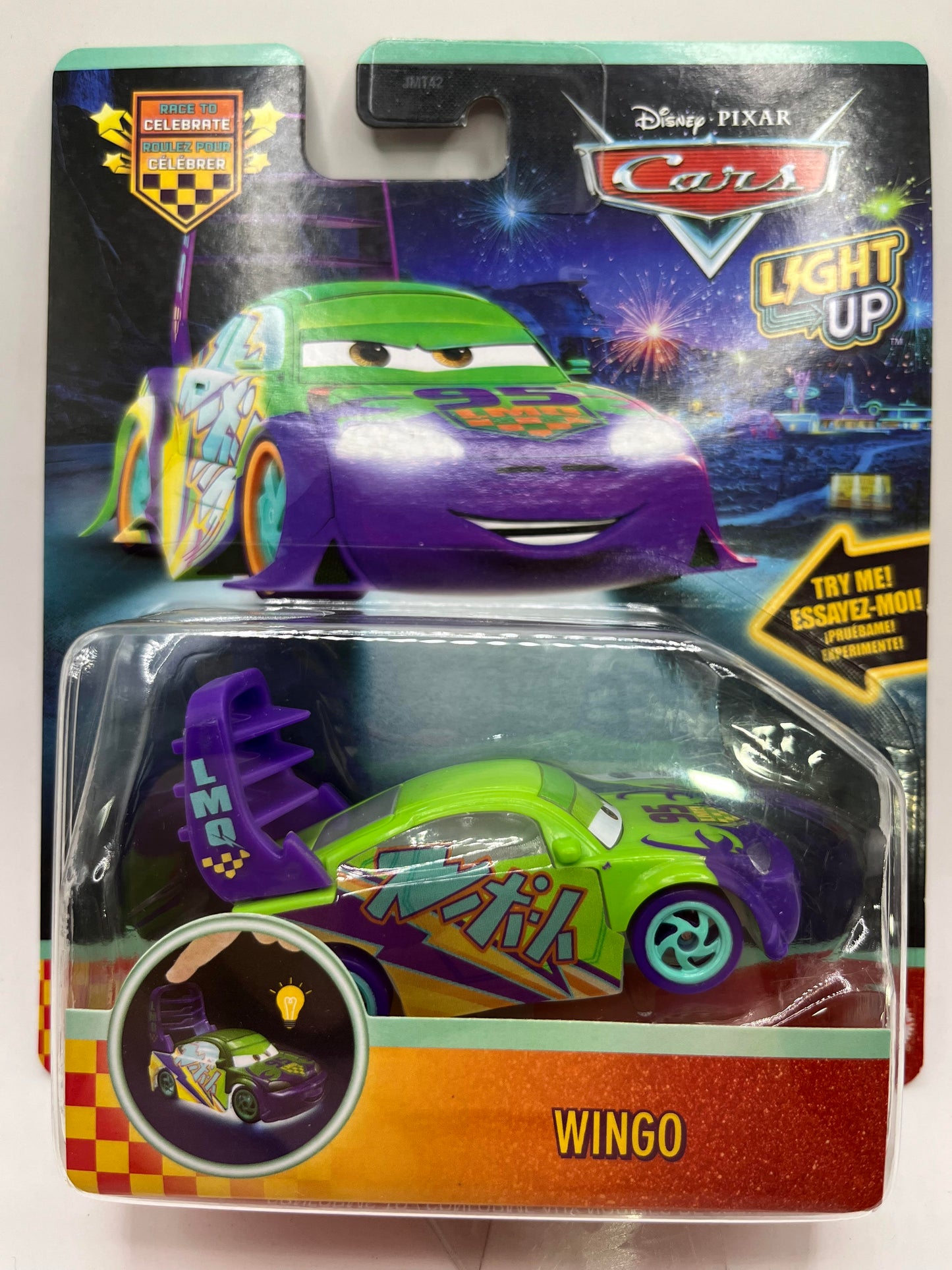 Wingo Light Up Disney Pixar Cars 1:55
