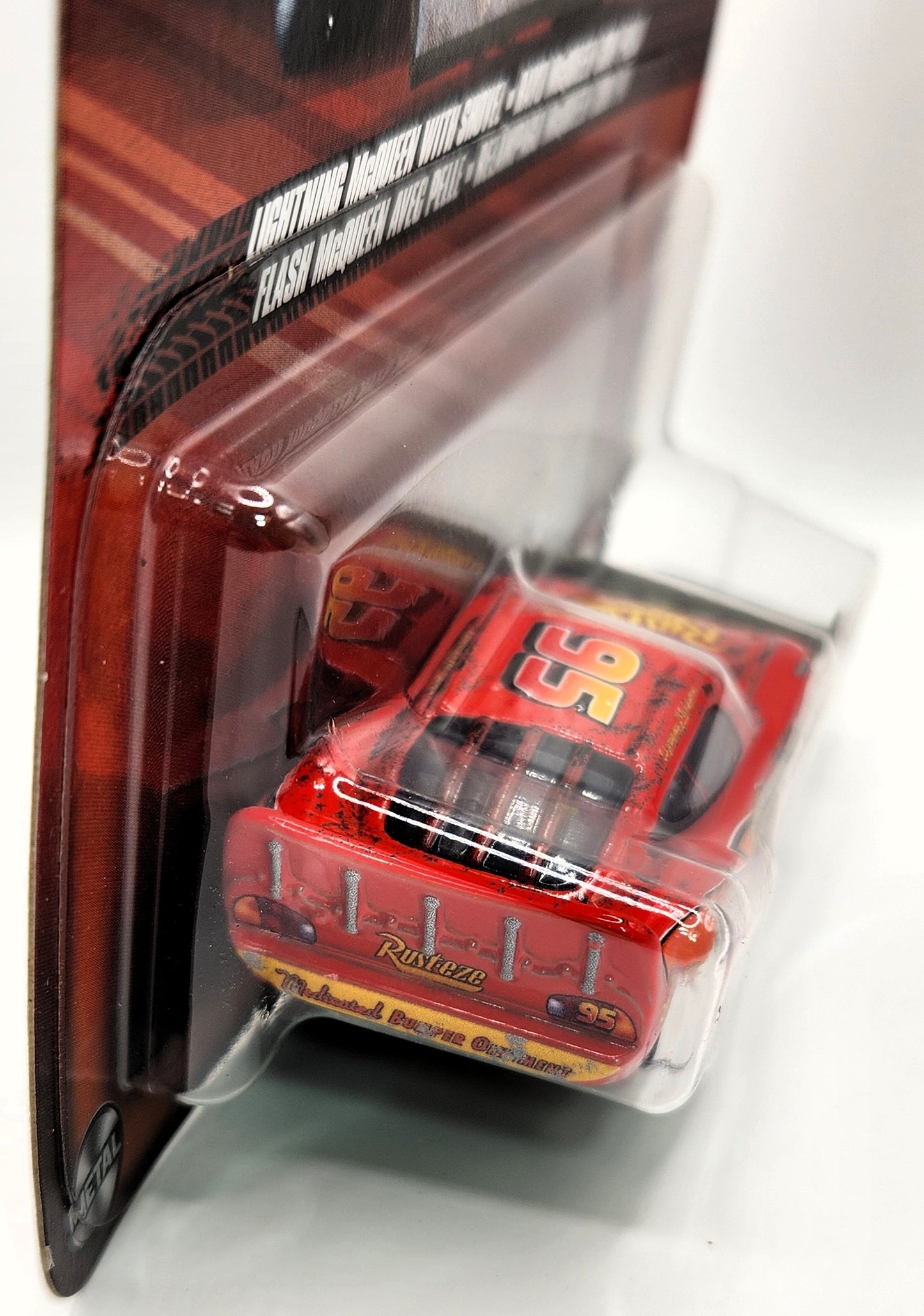 Lightning Mcqueen With Shovel Disney Pixar Cars Die Cast 1:55