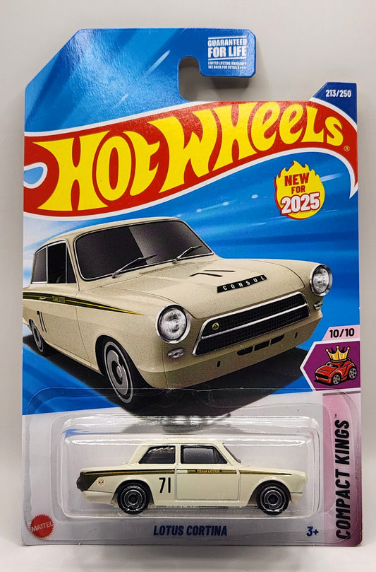 Lotus Cortina Hot Wheels COMPACT KINGS 10/10 213/250 (Off White) 1:64