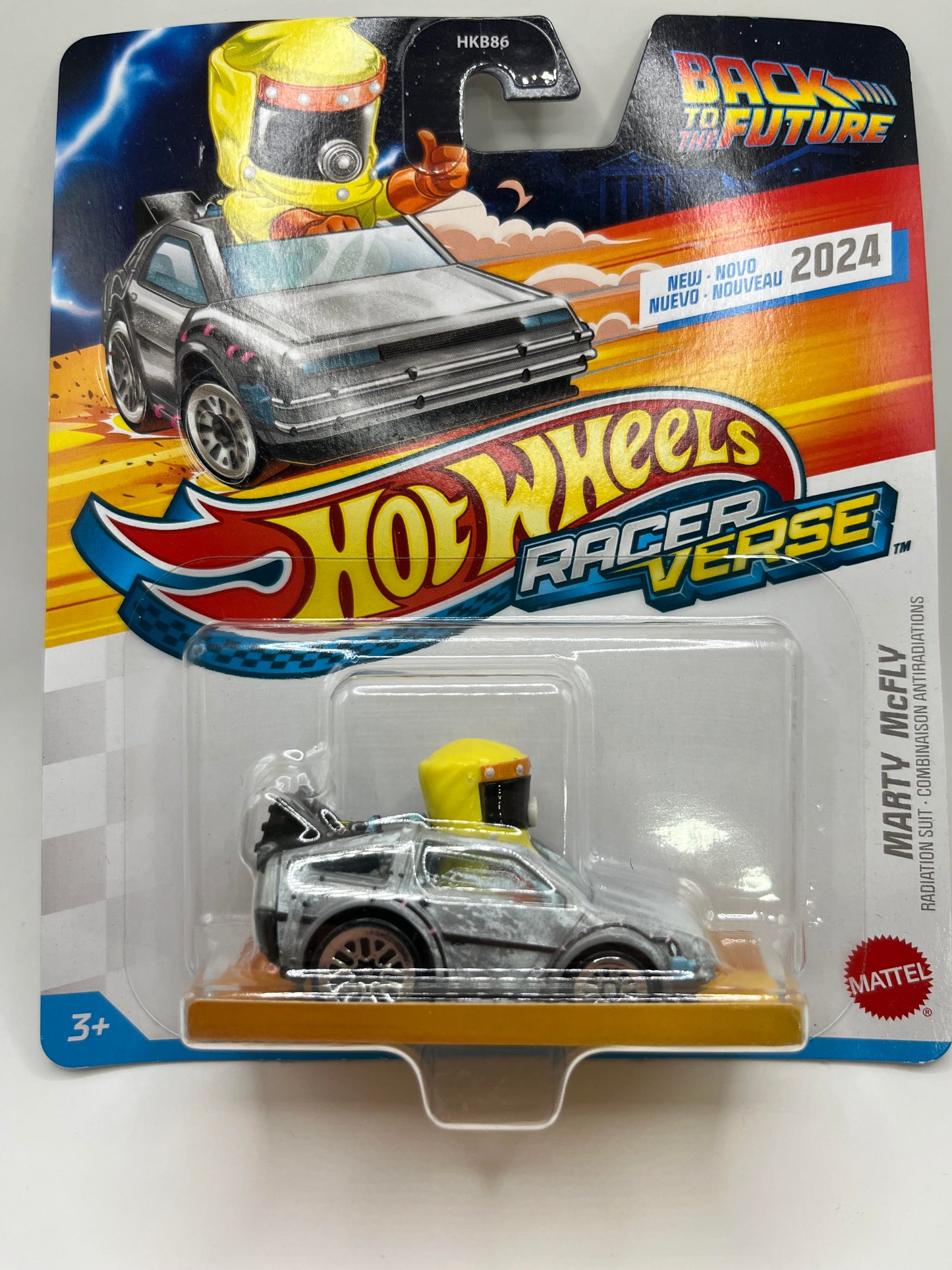 Marty McFly Back To The Future Hot Wheels Racer Verse