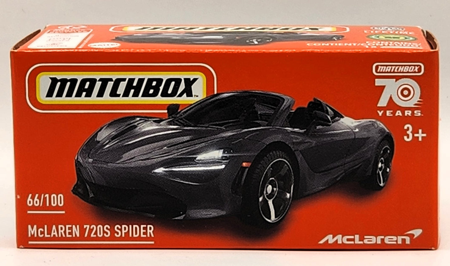 McLaren 720S Spider Matchbox Power Grabs