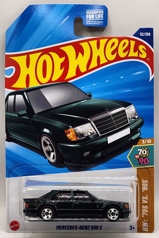 2025 Hot Wheels - Mercedes Benz 500E Green 52/250