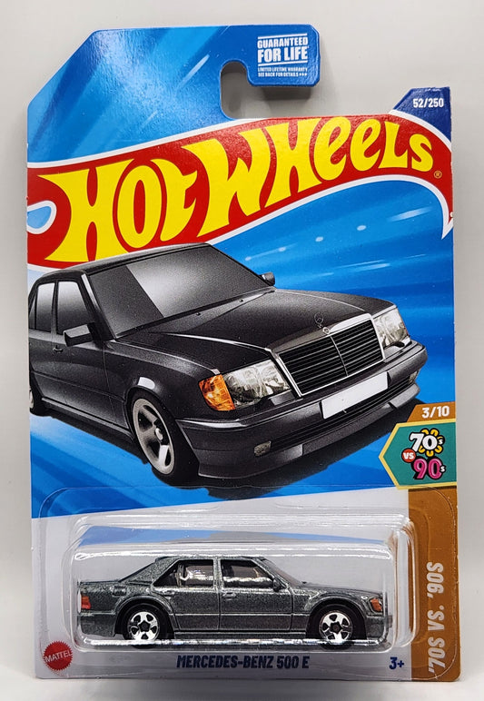 Mercedes-Benz 500 E Hot Wheels '70S VS. '90S 3/10  52/250 (Gray)