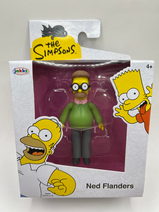 Ned Flanders The Simpsons Jakks Pacific Action Figure 2.5”