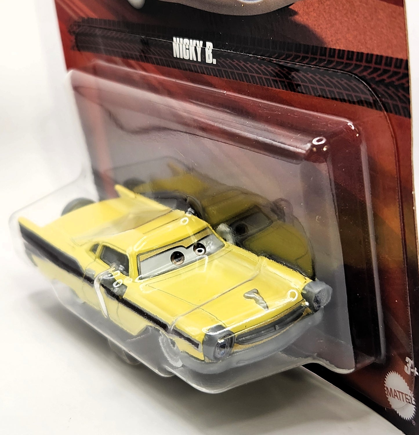 Nicky B. Mattel Disney Pixar Cars Yellow