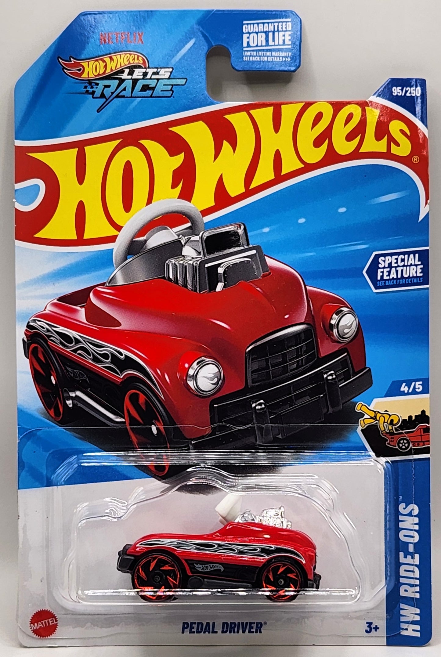 Pedal Driver Hot Wheels HW Ride-Ons 4/5 95/250 Red