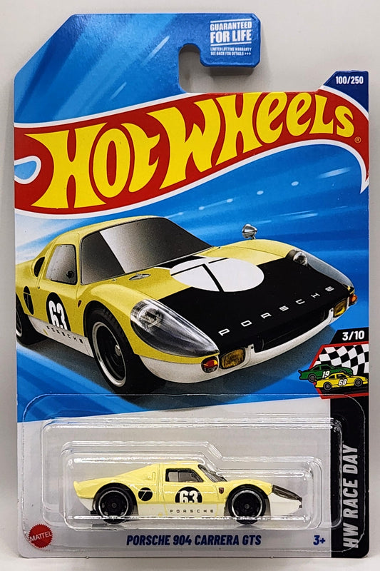 Hot Wheels Porsche 904 Carrera GTS 2025 HW Race Day 100/250 (Yellow)