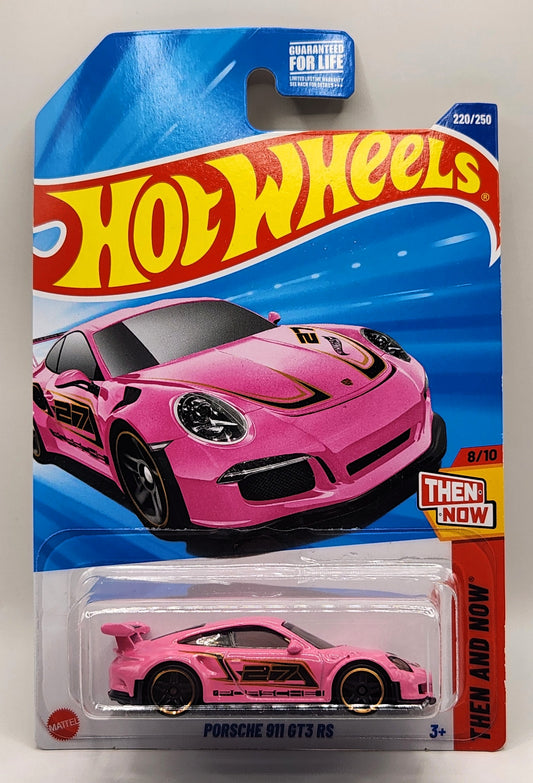 Porsche 911 GT3 RS Hot Wheels Then And Now Long (Pink)
