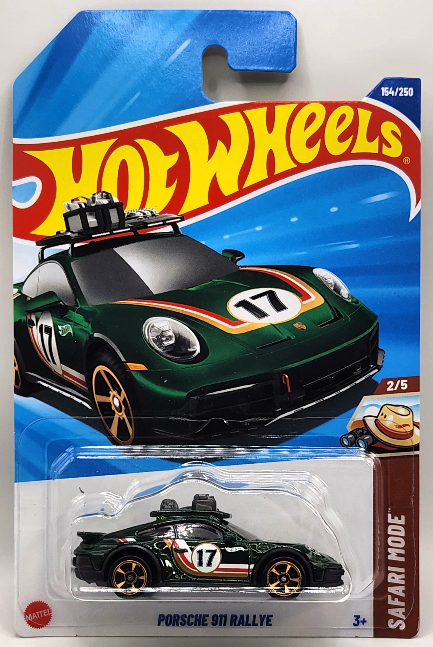 2025 Hot Wheels Porsche 911 Safari Rallye Green