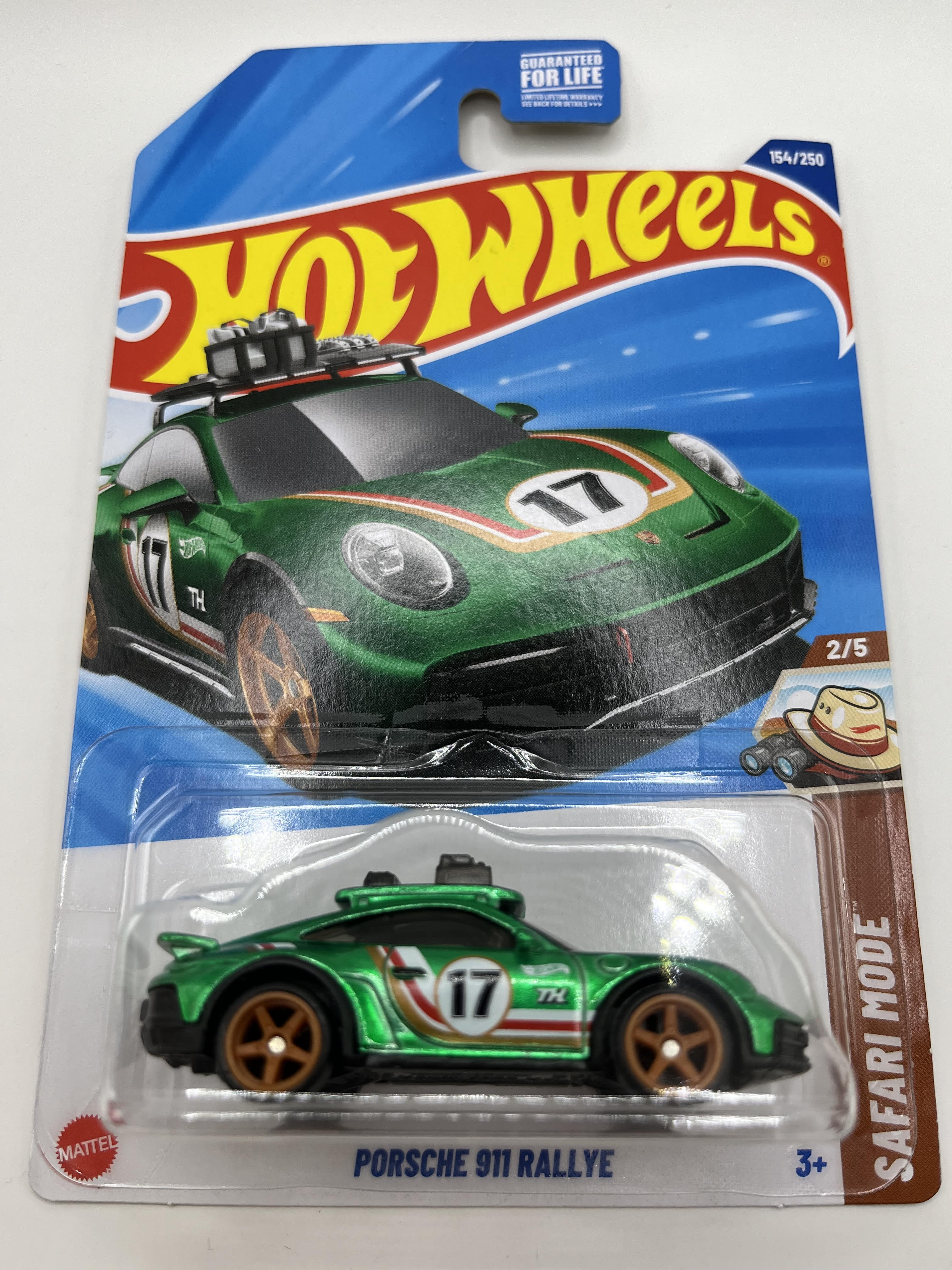Porsche 911 Rallye Hot Wheels Super Treasure Hunt LONG CARD – American ...